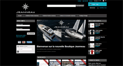 Desktop Screenshot of boutique-jeanneau.com